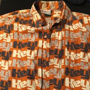 Platinum FUBU Fat Albert button-down shirt